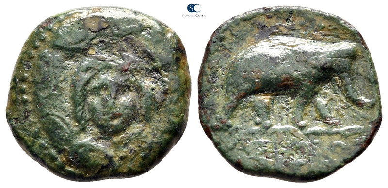 Seleukid Kingdom. Antioch. Antiochos I Soter 281-261 BC. 
Bronze Æ

18 mm., 2...