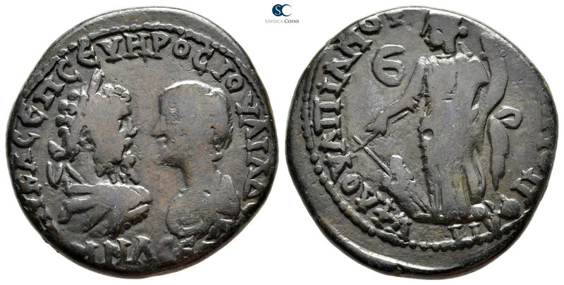 Moesia Inferior. Marcianopolis. Septimius Severus, with Julia Domna AD 193-211. ...