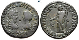 Moesia Inferior. Marcianopolis. Septimius Severus, with Julia Domna AD 193-211. Bronze Æ