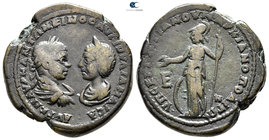Moesia Inferior. Marcianopolis. Elagabalus and Julia Maesa AD 218-222. Pentassarion Æ