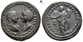 Moesia Inferior. Marcianopolis. Elagabalus and Julia Maesa AD 218-222. Struck AD 220-221. Bronze Æ