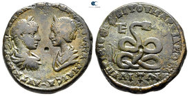 Moesia Inferior. Marcianopolis. Severus Alexander, with Julia Maesa AD 222-235. Bronze Æ