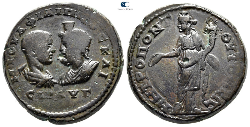 Moesia Inferior. Tomis. Philip II as Caesar AD 244-247. 
Bronze Æ

27 mm., 14...