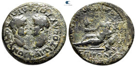 Ionia. Smyrna. Time of Domitianus AD 81-96. Bronze Æ