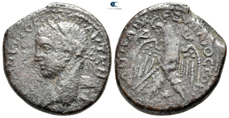 Seleucis and Pieria. Antioch. Elagabalus AD 218-222. 
Tetradrachm BI

26 mm.,...