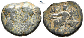 Phoenicia. Aradus. Marcus Aurelius and Lucius Verus AD 165-166. Bronze Æ