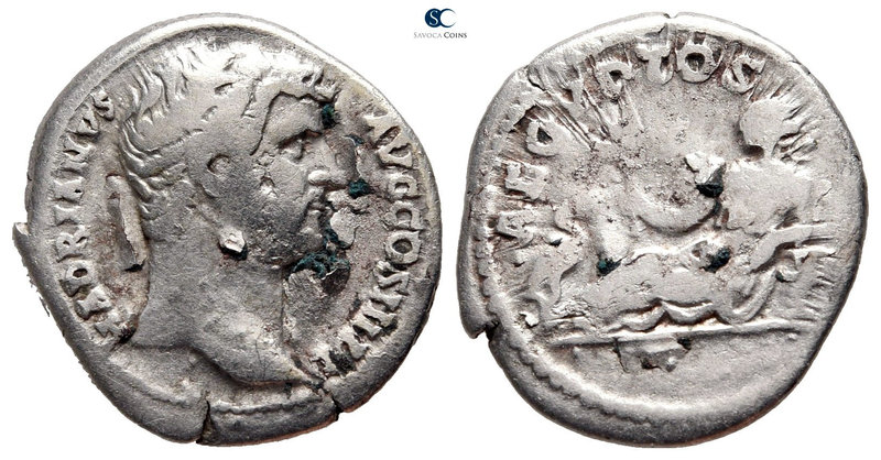 Hadrian AD 117-138. Rome
Fourreé Denarius Æ

18 mm., 2,91 g.



nearly ve...