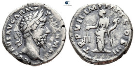 Lucius Verus AD 161-169. Struck AD 167/8. Rome. Denarius AR