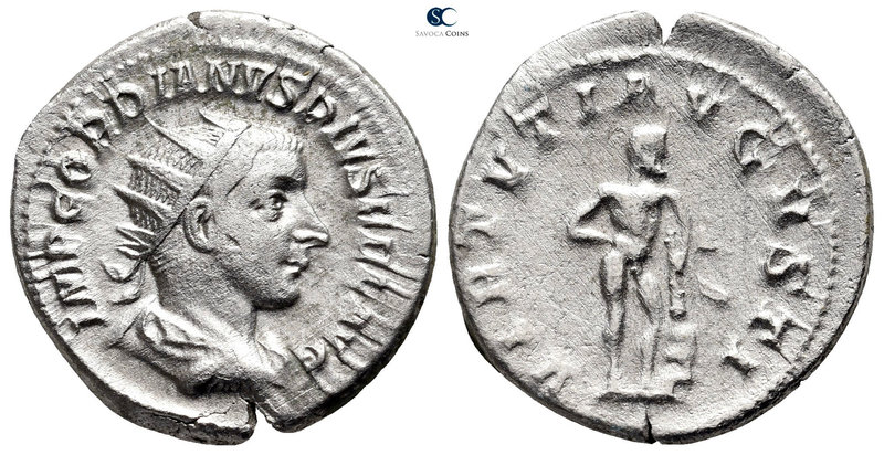 Gordian III AD 238-244. Rome
Antoninianus AR

23 mm., 4,20 g.



very fin...