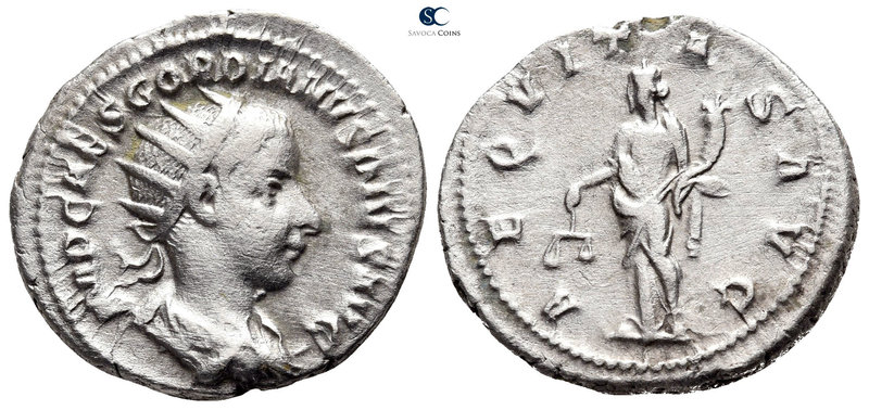 Gordian III AD 238-244. Rome
Antoninianus AR

23 mm., 3,99 g.



very fin...