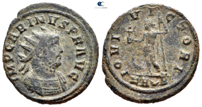 Carinus AD 283-285. Rome
Antoninianus Æ

22 mm., 3,11 g.



very fine