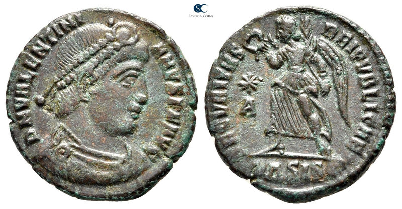 Valentinian I AD 364-375. Siscia
Follis Æ

19 mm., 2,62 g.



nearly very...