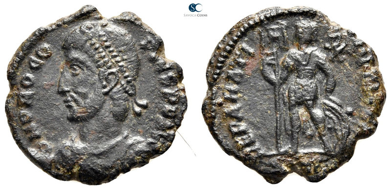 Procopius AD 365-366. Uncertain mint
Follis Æ

20 mm., 3,41 g.



nearly ...