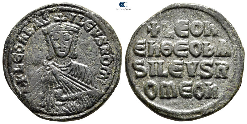Leo VI the Wise. AD 886-912. Constantinople
Follis Æ

27 mm., 7,40 g.



...