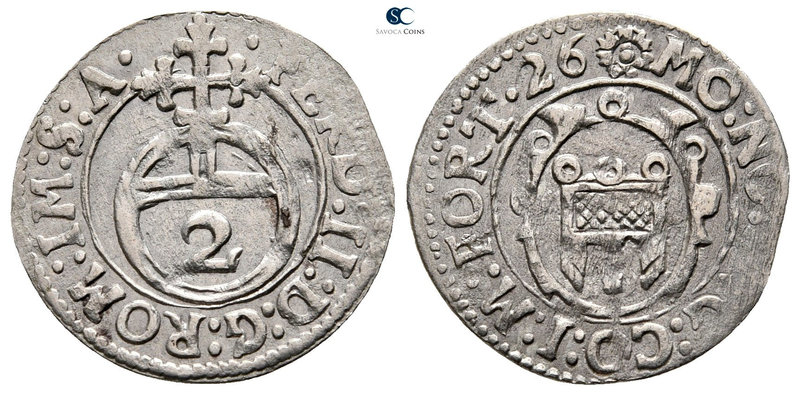 Germany. Montfort. Hugo VI AD 1621-1662.
Halbbatzen AR

19 mm., 0,88 g.


...