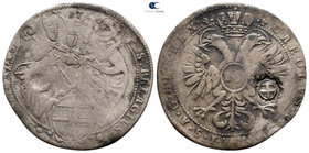 Germany. Konstanz.  AD 1715. c/m: coat of arms. 15 Kreuzer AR 1715