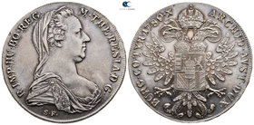 Austria. Maria Theresia Restrike.  AD 1780. Taler AR