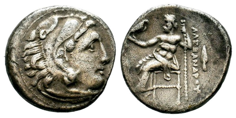 Kings of Macedon. Alexander III. "the Great" (336-323 BC). AR Drachm 
Condition...