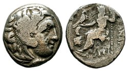 Kings of Macedon. Alexander III. "the Great" (336-323 BC). AR Drachm 
Condition: Very Fine

Weight: 4,04 gr
Diameter: 17,25 mm