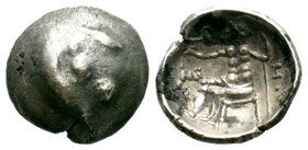 Kings of Macedon. Alexander III. "the Great" (336-323 BC). AR Drachm ,
Condition: Very Fine

Weight: 3,71 gr
Diameter: 18,50 mm