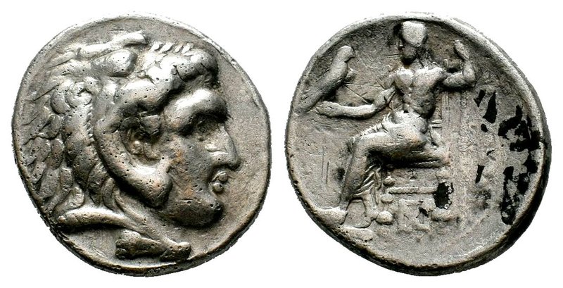 Kings of Macedon. Alexander III. "the Great" (336-323 BC). Ar Drachm
Condition:...
