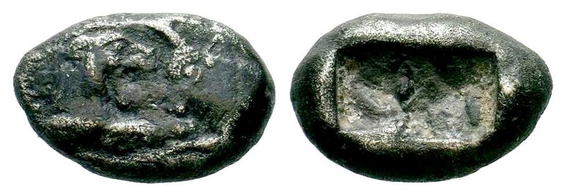 Lydia, Sardes. Third Stater. Kroisos, circa 564/53-550/39 BC.
Condition: Very F...