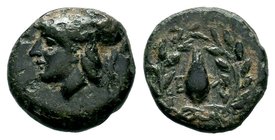 ELAIA, AE bronze, 350-300 BC.
Condition: Very Fine

Weight: 1,23 gr
Diameter: 11,00 mm