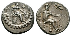 CILICIA. Tarsos. Tarkumuwa (Datames), satrap of Cilicia and Cappadocia, 384-361/0 BC. Stater (Silver, 23 mm, 10.26 g, 10 h). 