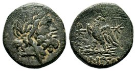 PONTOS. Amisos. Ae (Circa 125-100 BC). Time of Mithradates VI Eupator.
Condition: Very Fine

Weight: 6,55 gr
Diameter: 20,65 mm