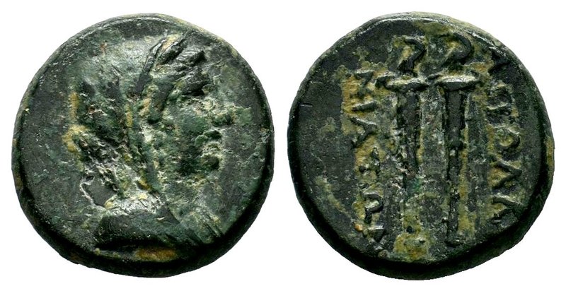 THRACE. Apollonia Pontika. Ae (Circa 300 BC).
Condition: Very Fine

Weight: 4...