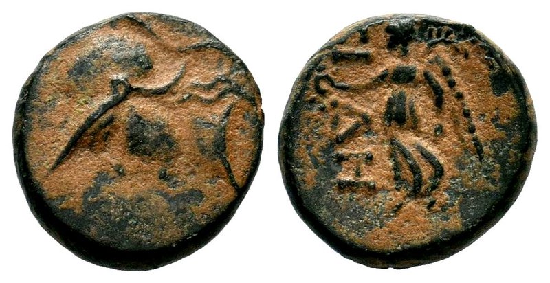 PAMPHYLIA. Side. Ae (3rd/2nd centuries BC).
Condition: Very Fine

Weight: 3,5...