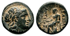 SELEUKIS & PIERIA. Seleukeia Pieria. Ae (1st century BC).
Condition: Very Fine

Weight: 4,40 gr
Diameter: 15,75 mm
