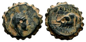 SELEUKIS & PIERIA. Seleukeia Pieria. Ae (1st century BC).
Condition: Very Fine

Weight: 3,60 gr
Diameter: 15,00 mm