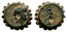 SELEUKIS & PIERIA. Seleukeia Pieria. Ae (1st century BC).
Condition: Very Fine

Weight: 3,13 gr
Diameter: 12,90 mm