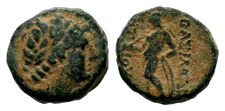 SELEUKIS & PIERIA. Seleukeia Pieria. Ae (1st century BC).
Condition: Very Fine...