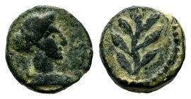SELEUKIS & PIERIA. Seleukeia Pieria. Ae (1st century BC).
Condition: Very Fine

Weight: 1,51 gr
Diameter: 10,70 mm