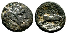 SELEUKIS & PIERIA. Seleukeia Pieria. Ae (1st century BC).
Condition: Very Fine

Weight: 6,17 gr
Diameter: 20,00 mm