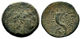 SELEUKIS & PIERIA. Seleukeia Pieria. Ae (1st century BC).
Condition: Very Fine

Weight: 7,53 gr
Diameter: 21,00 mm