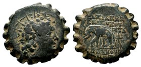 SELEUKIS & PIERIA. Seleukeia Pieria. Ae (1st century BC).
Condition: Very Fine

Weight: 7,34 gr
Diameter: 20,50 mm