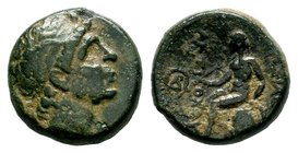 SELEUKIS & PIERIA. Seleukeia Pieria. Ae (1st century BC).
Condition: Very Fine

Weight: 4,15 gr
Diameter: 15,45 mm