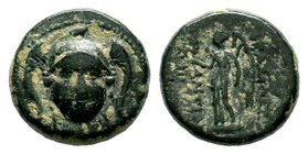 SELEUKIS & PIERIA. Seleukeia Pieria. Ae (1st century BC).
Condition: Very Fine

Weight: 3,07 gr
Diameter: 13,70 mm