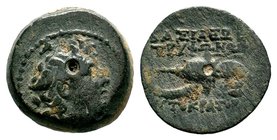 SELEUKIS & PIERIA. Seleukeia Pieria. Ae (1st century BC).
Condition: Very Fine

Weight: 5,50 gr
Diameter: 17,75 mm