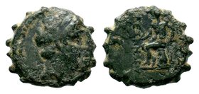 SELEUKIS & PIERIA. Seleukeia Pieria. Ae (1st century BC).
Condition: Very Fine

Weight: 2,12 gr
Diameter: 12,40 mm