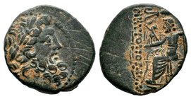 SELEUKIS & PIERIA. Seleukeia Pieria. Ae (1st century BC).
Condition: Very Fine

Weight: 10,44 gr
Diameter: 23,20 mm