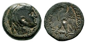PTOLEMAIC KINGS OF EGYPT. Ptolemy (285-246 BC). Ae
Condition: Very Fine

Weight: 11,73 gr
Diameter: 22,50 mm