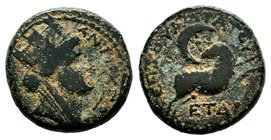SELEUKIS & PIERIA. Seleukeia Pieria. Ae (1st century BC).
Condition: Very Fine

Weight: 5,43 gr
Diameter: 18,50 mm