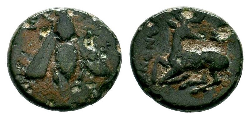 IONIA, Ephesos. Circa 390-320/00 BC. Æ
Condition: Very Fine

Weight: 2,00 gr...