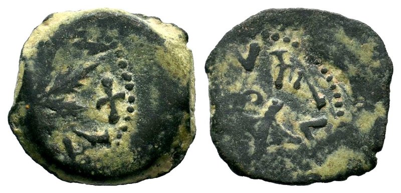 Judaea. First Jewish War. 66-70 C.E. AE prutah
Condition: Very Fine

Weight: ...