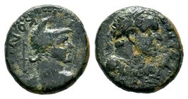 LYCAONIA. Eikonion. Titus as caesar(69-79). Ae.
Condition: Very Fine

Weight: 5,19 gr
Diameter: 19,50 mm