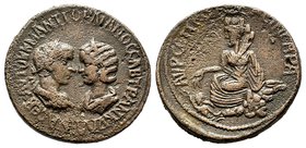 MESOPOTAMIA, Nisibis. Gordian III, with Tranquillina. 238-244 AD. Æ 
Condition: Very Fine

Weight: 20,98 gr
Diameter: 31,40 mm